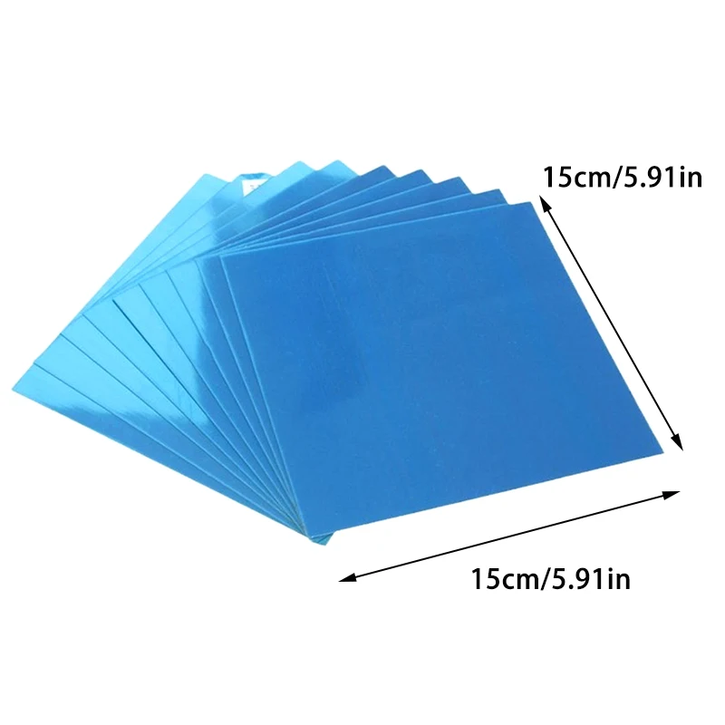 Bathroom Self-adhesive Paper 15*15cm DIY Mirror Wall Paste Self-adhesive PET Full Body Soft Mirror