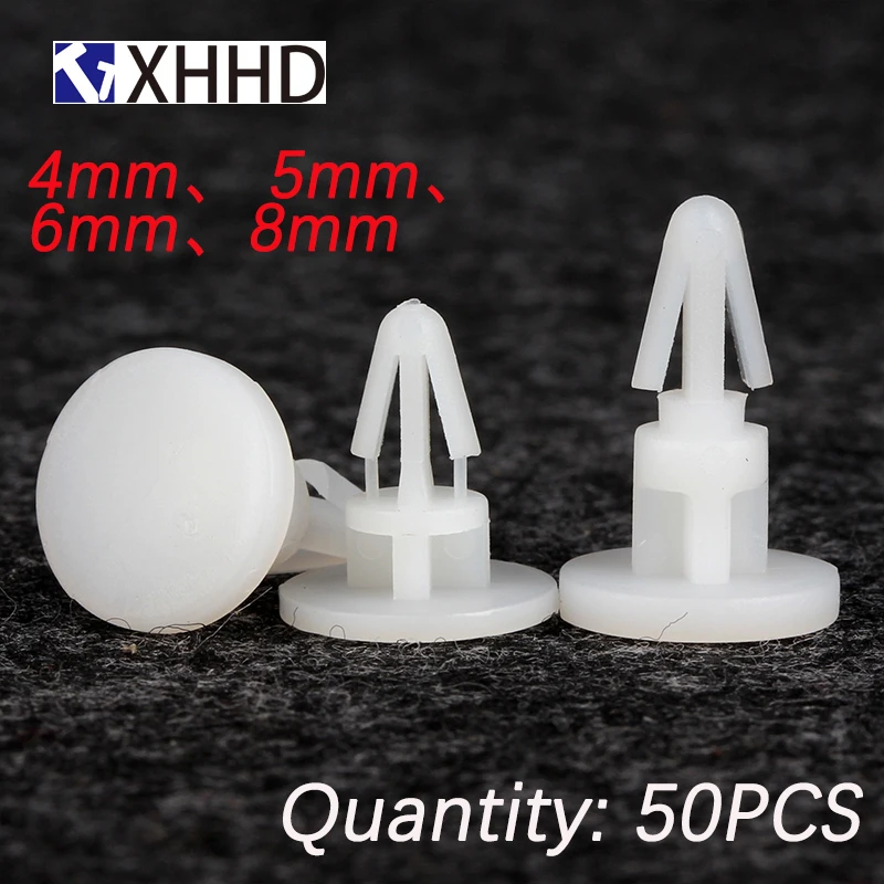 50pcs Nylon Plastic Spacer Pillar Standoff Reverse Motherboard PCB Board Circuit Support Stand off for Hole Dia. 3.0-4.0mm nylon spacer screw nylon screw pcb screw spacer plastic standoff spacer