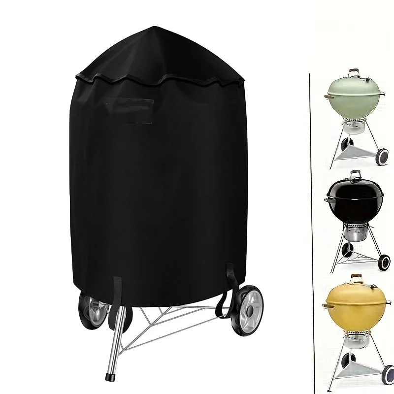 Outdoor Barbecue Cover Black Outdoor Grill Cover Rain Protection BBQ Waterproof Heavy Duty Garden BBQ Protection grill cover