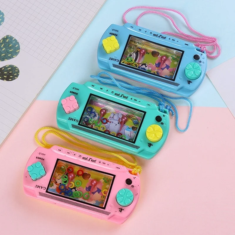 

2PCS Ferrule Game Machine Ocean Ring Water Machine Creative Children's Cartoon Kindergarten Award Toys Wholesale Gifts