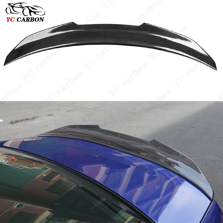 

For BMW 3 Series G20 G28 330i 325i PSM Style Carbon Fiber Tail fins Rear Deck Spoiler Duckbill Car Wing Retrofit the rear wing