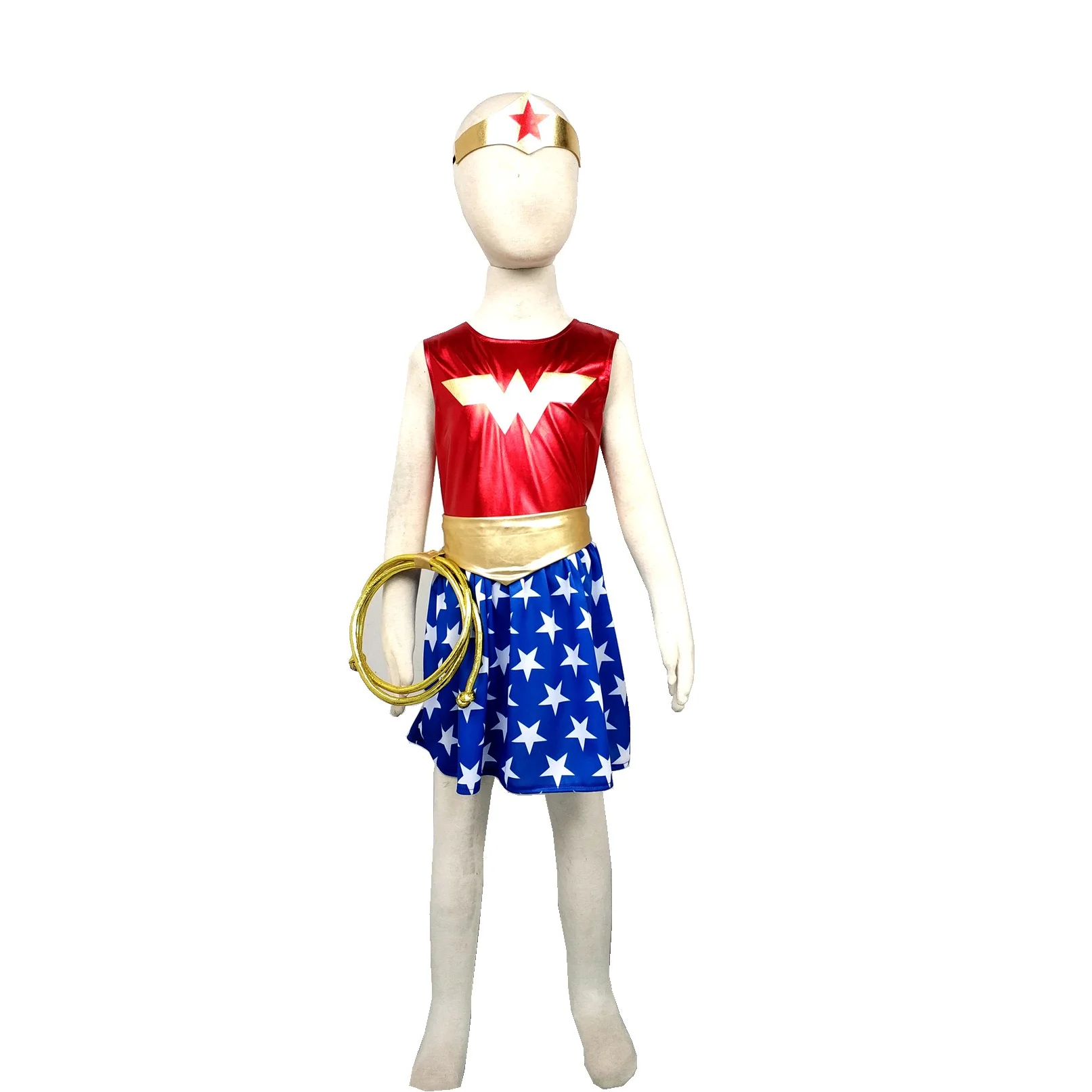 Kids Heroes Wonder Supergirl Costume Cosplay per bambini per il vestito di  carnevale di Halloween - AliExpress