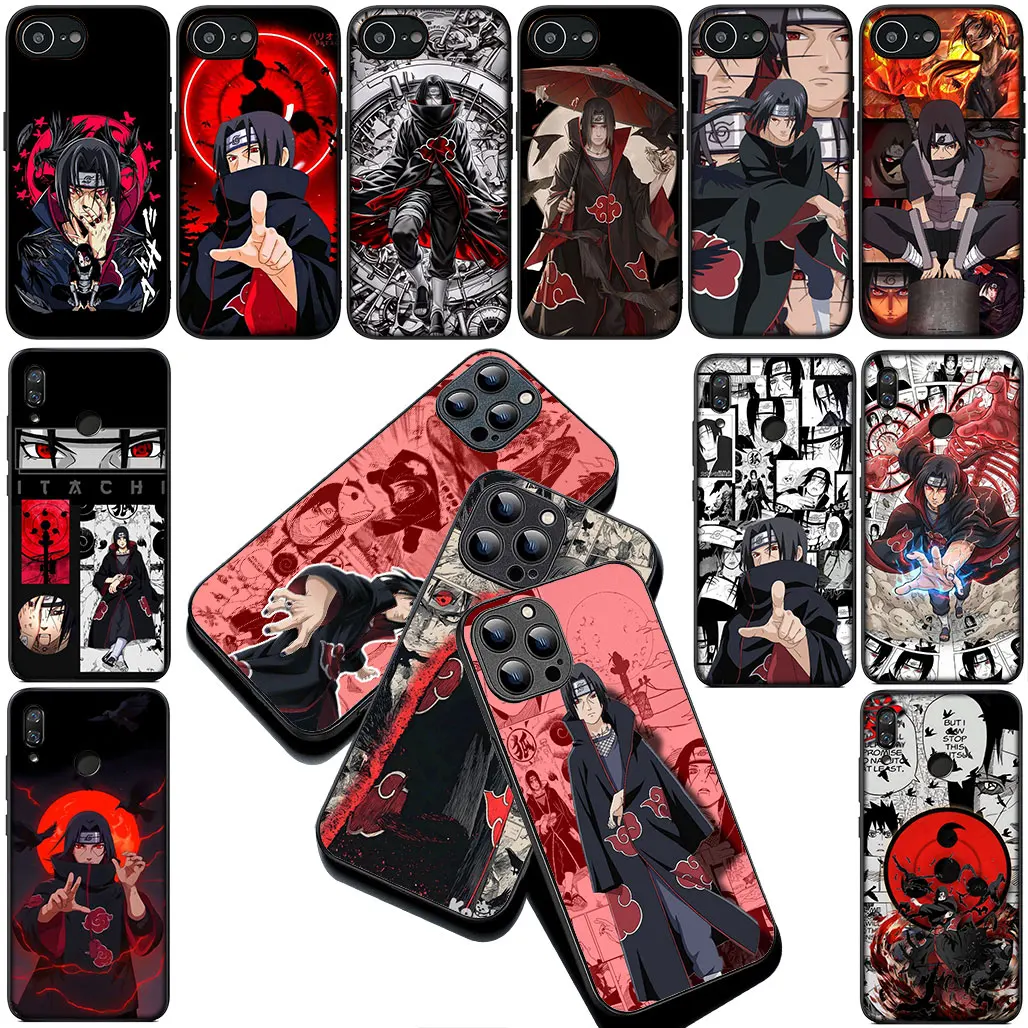 Anime Uchiha Itachi Naruto Silicone Phone Case Cover
