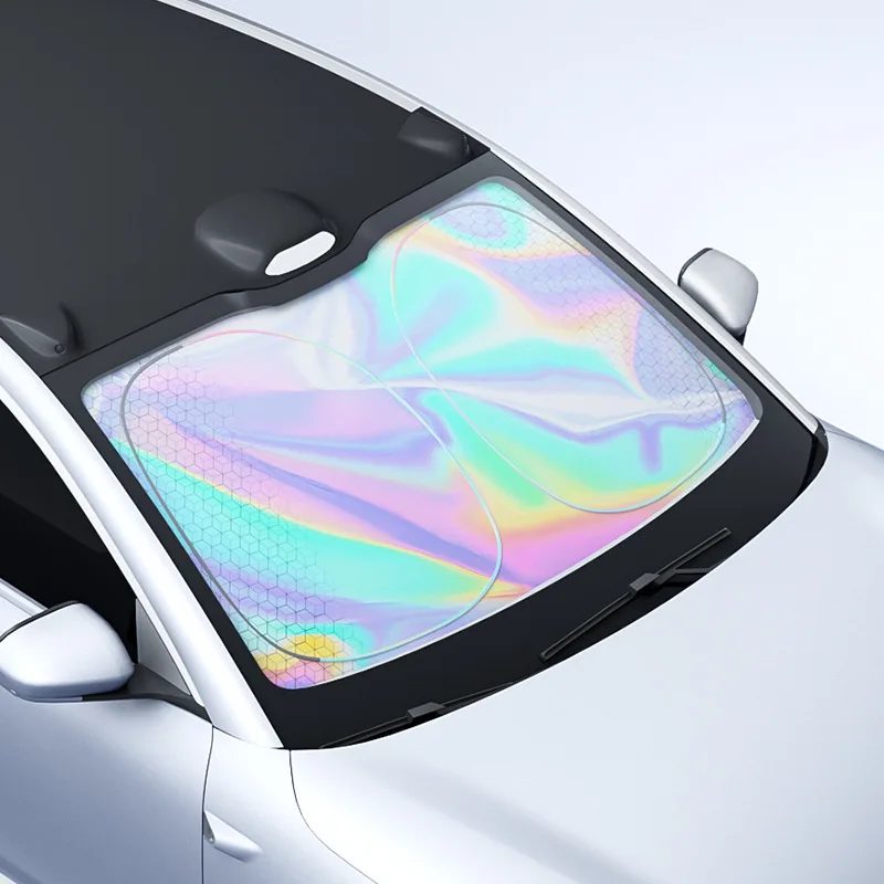 Car Sunshade Folding Car Windshield Sun Shade Cover Visor Protector Interior Anti UV Sun Windscreen Parasol Auto Accessories