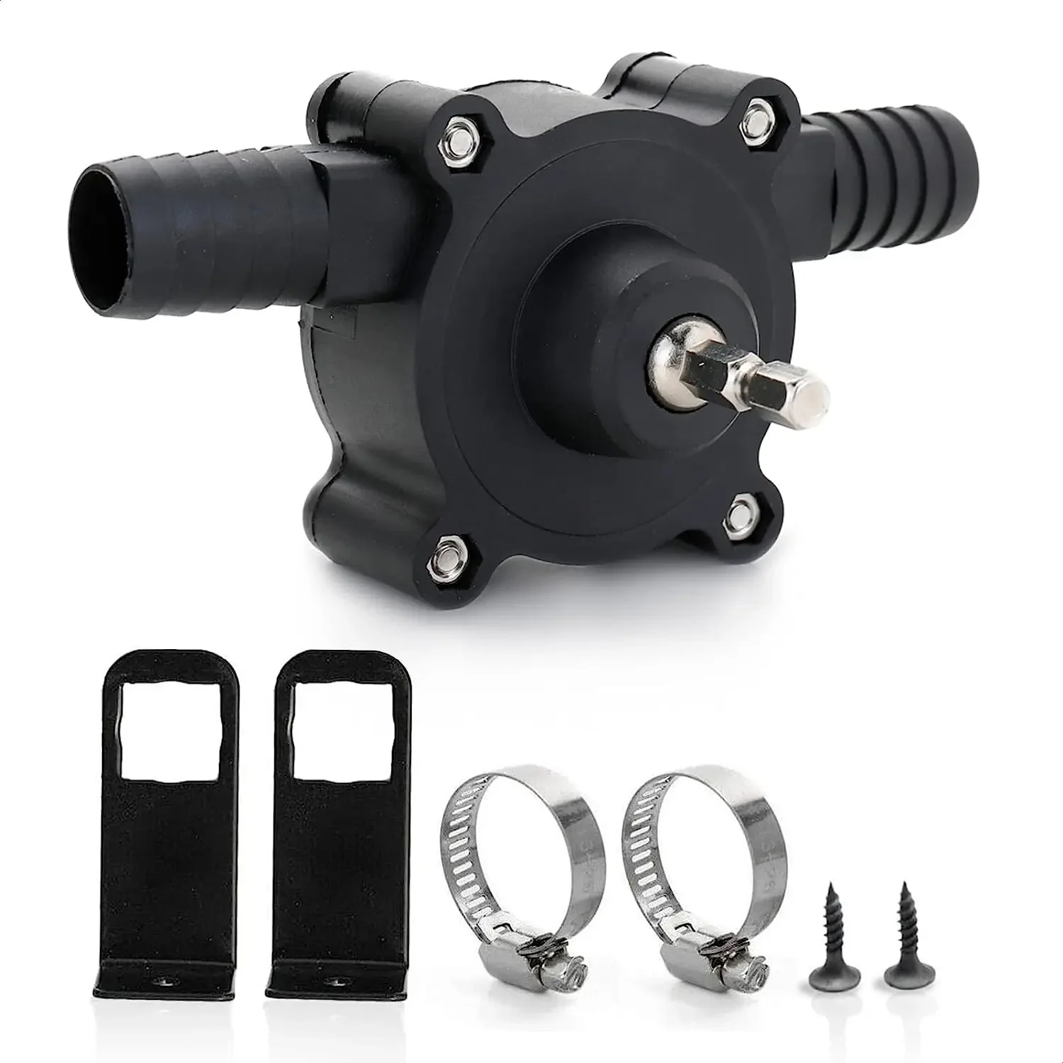 แบบพกพาไฟฟ้าเจาะปั๊ม Self Priming Liquid Transfer ปั๊ม Self ครัวเรือนขนาดเล็กขับเคลื่อนปั๊มน้ําสวนเครื่องมือกลางแจ้ง 1