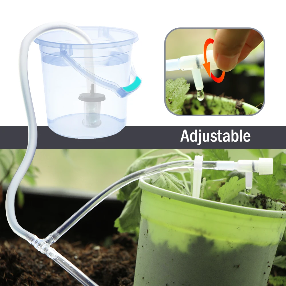 Garden Drip Irrigation Kit with Regulating Valve Potted Plant Watering Device 4/7mm Hose Watering Saving Micro Dripper Greenhous 4