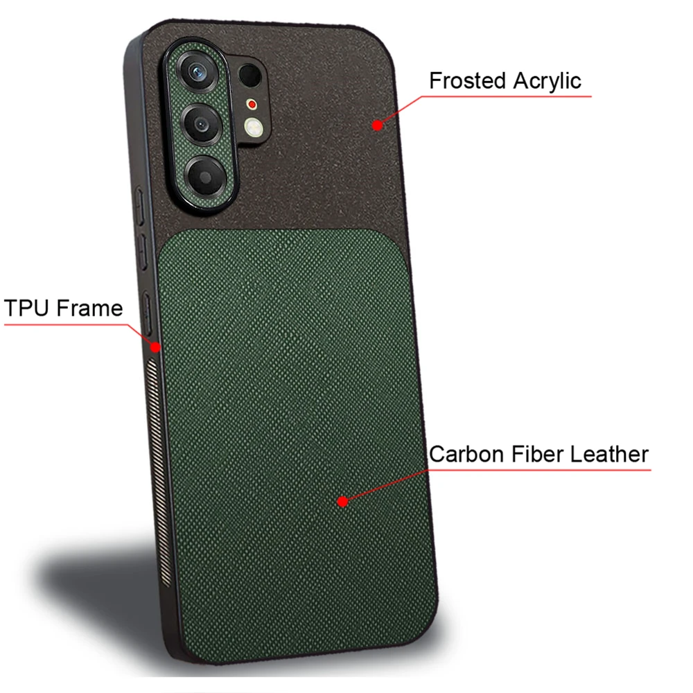 Luxury PU Leather Shockproof Phone Cover in Ultra Silicone