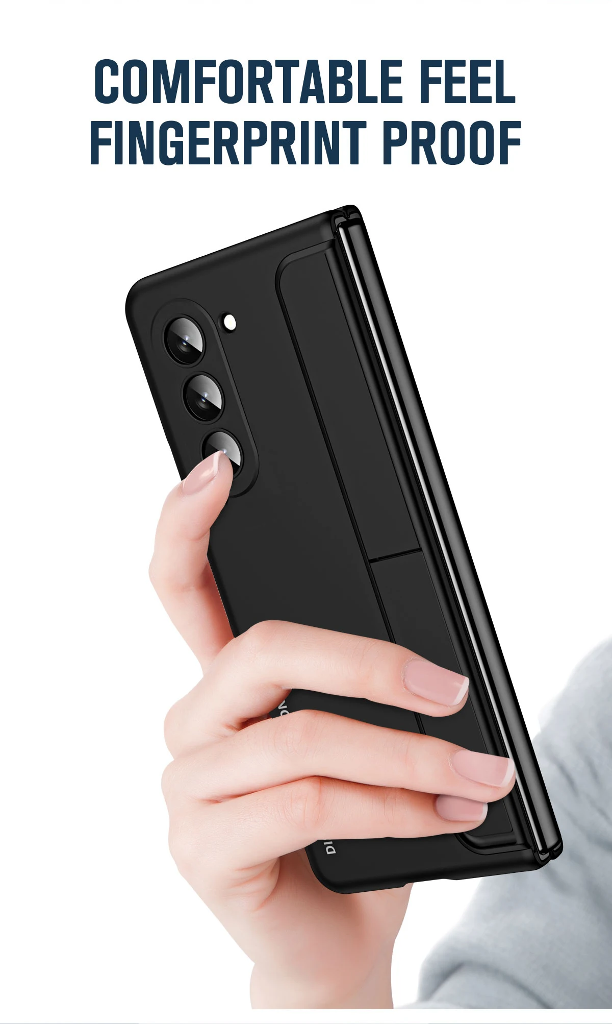 Phone Case For Samsung Galaxy Z Fold With Pen Holder And Stand_voghion.com