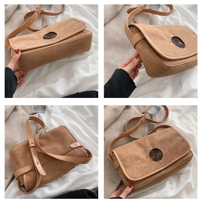Fashionable Matte Small Square Bag New Winter Collection | Trendy Korean Style | Minimalist Single Shoulder Crossbody Bag
