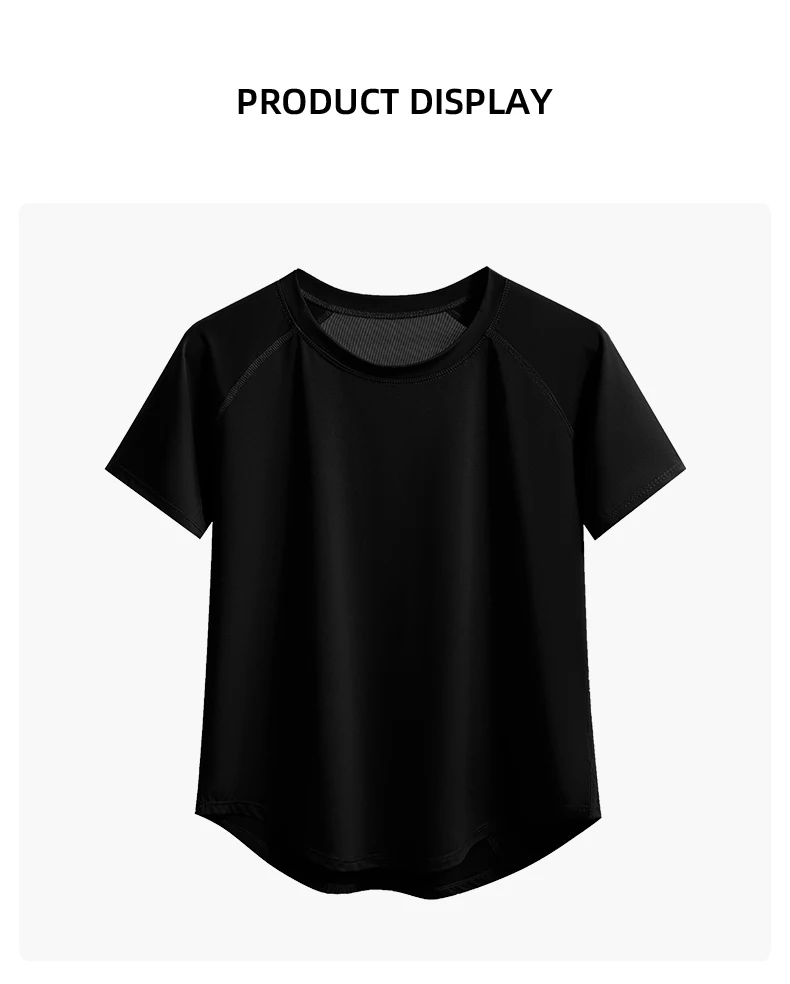 DRUR قمصان اليوغا الصيفية ملابس الصالة الرياضية النساء بلايز رياضية قصيرة الأكمام الجولة الرقبة سريعة الجافة تشغيل تي شيرت تجريب ملابس رياضية 2025