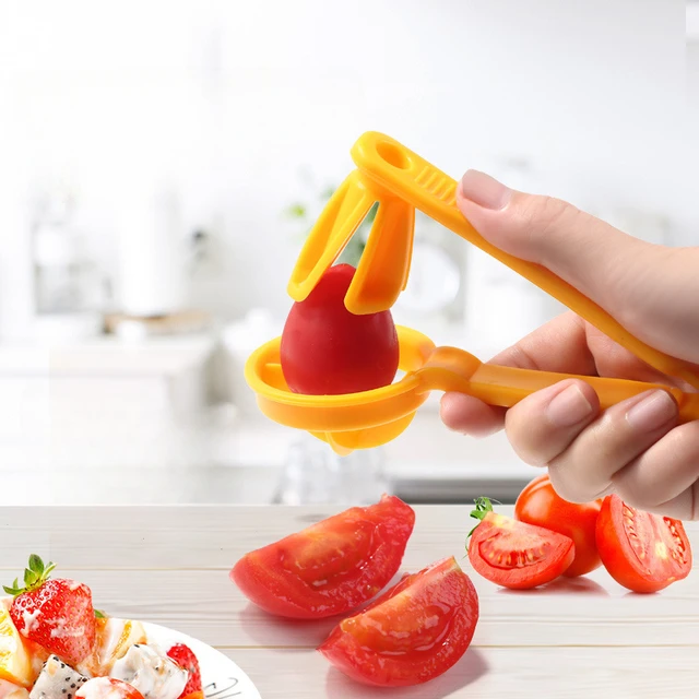 Cherry Tomato Slicer Tomato Splitter Fruit Cutter Strawberry Splitter  Kitchen Gadgets and Accessories Home Gadget Kitchen