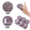 Microfiber Reusable Makeup Remover Pads Face Cleansing Gloves Washable Makeup Removal Cloth Rounds With Laundry Bag 6 Pack 2