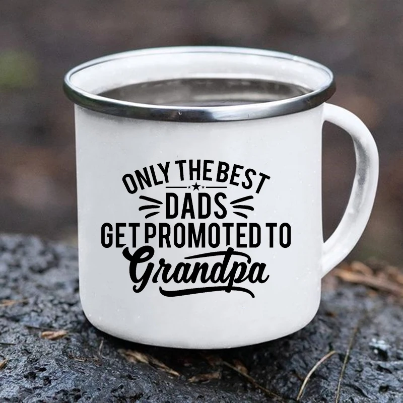  Funny Grandpa Coffee Mug, Great Dads Get Promoted to