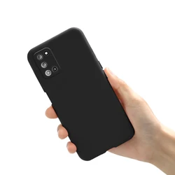 Premium Liquid Silicone Shockproof Phone Case - Soft Protective Cover - Galaxy A21s (Black)