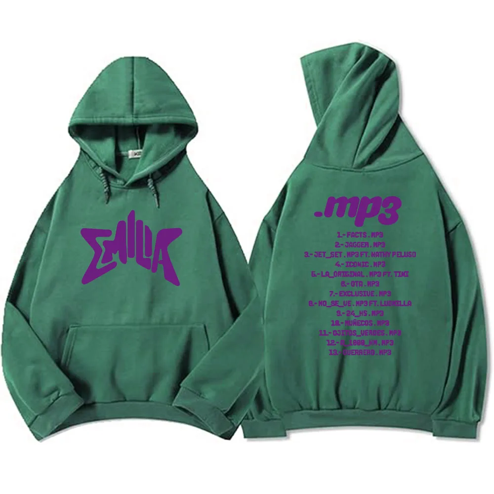 thumbnail image 1 of Ropa de calle álbum MP3 Emilia Mernes Sudaderas con capucha Hip Hop hombres Sudaderas con capucha Sudaderas Hombre ropa cómoda de manga larga para Hombre, 1 of 5
