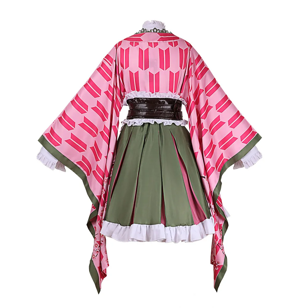Demon Slayer Mitsuri Kanroji Green Uniform Cosplay Costume