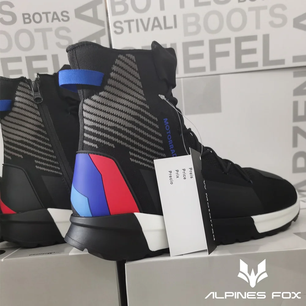 Motorcycle Riding Boots for BMW Motorrad Men's Motorbike Shoes