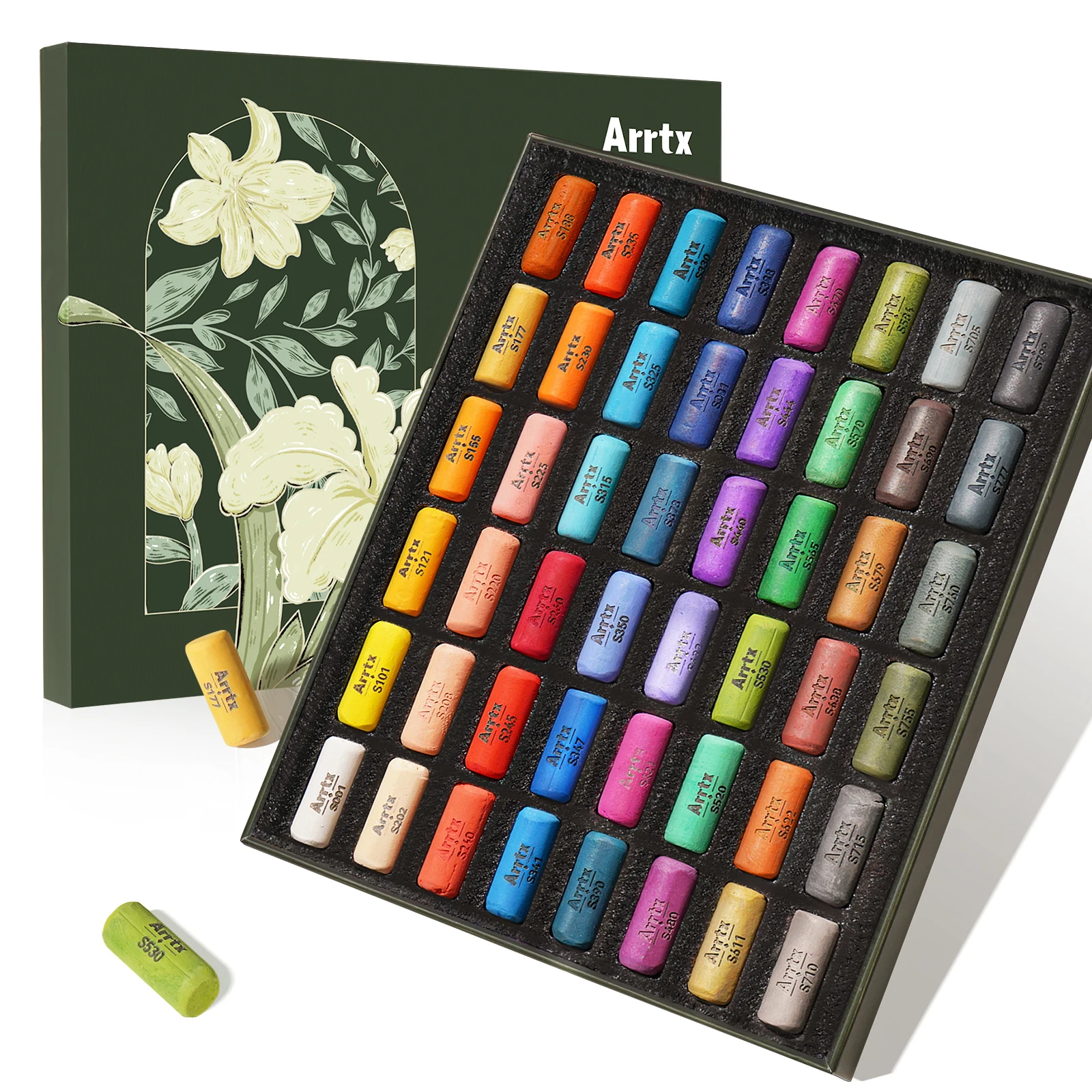 Arrtx Ensemble de Crayons de Peinture Pastel Doux Non Toxique, Mini