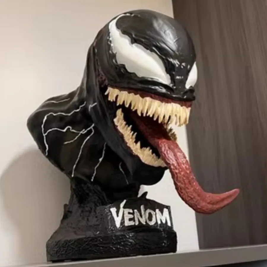 

40cm Deadly Guardian Venom 1/1 Bust Figure Collectible Model Personalized Desktop Decorations Love Birthday Gift For Boyfriend