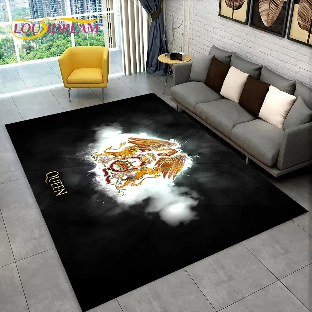 Freddie Mercury Queen-Rock-Band Area Rug,Carpet Rug for Living Room Bedroom  Sofa Doormat Decoration, Kid Play Non-slip Floor Mat - AliExpress, image size:1000x1000