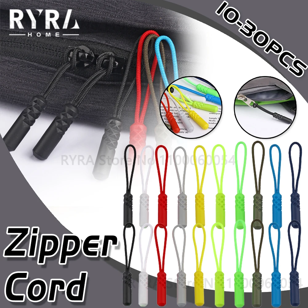 Zipper Rope Puller End Installation Rope Zipper Slider Zipper Pull