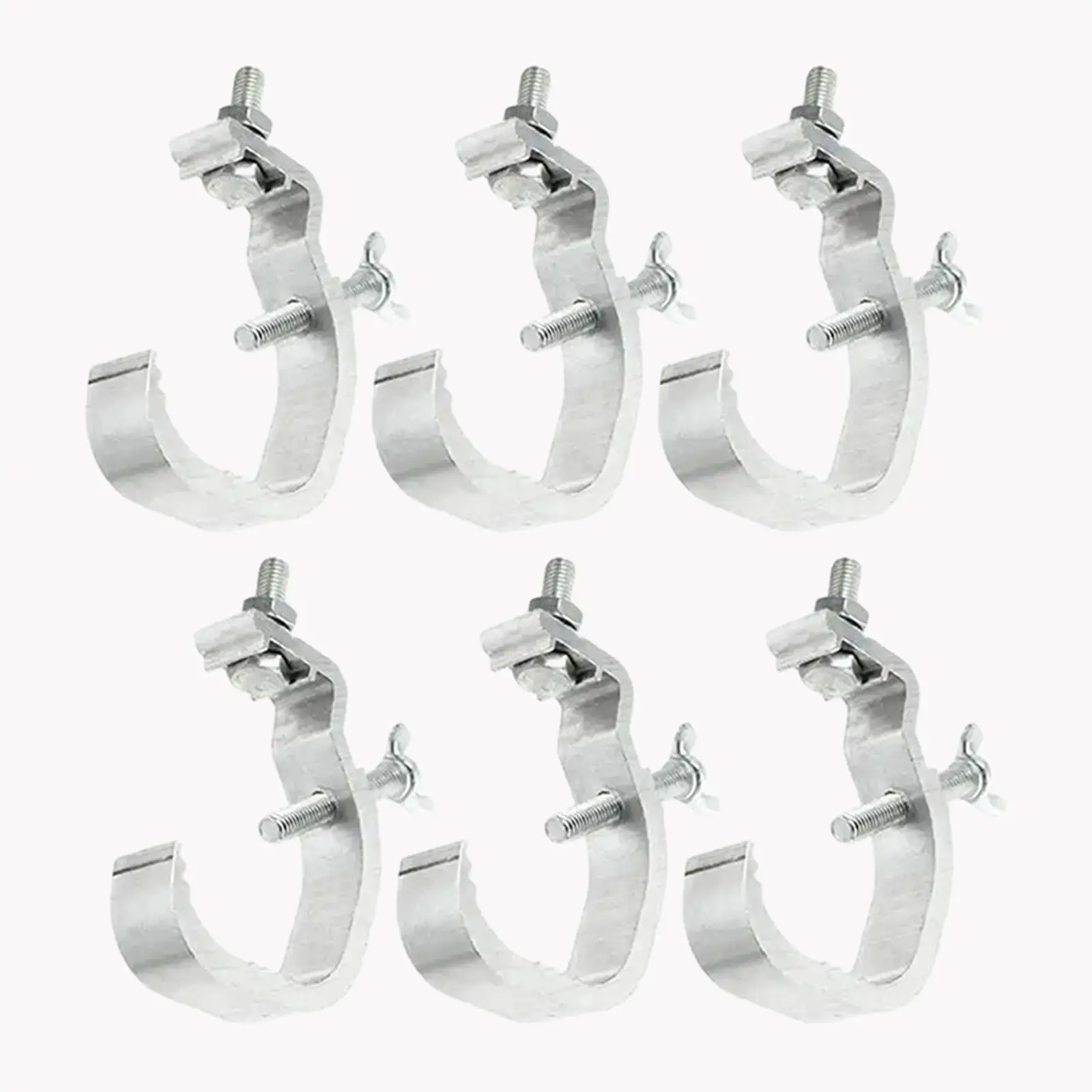 

6Pcs Stage Light Clamp DJ Light Clamps for Club Arm Light Stand Stage