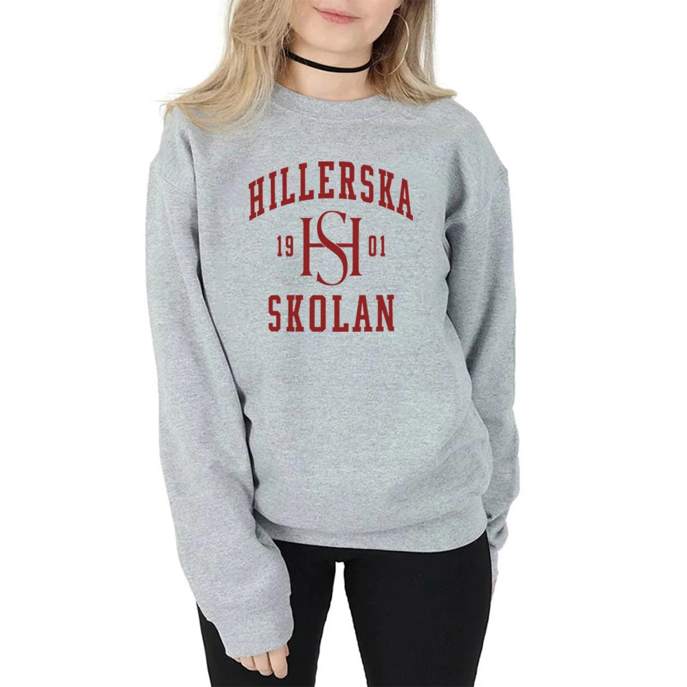 

Young Royals Hillerska School Logo Sweatshirt Simon and Wilhelm Pullover Tv Show Young Royals Crewneck Sweatshirts Fans Merch