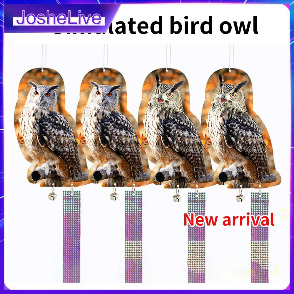 

Bird Scarer 3d Three-dimensional Simulation Hanging Reflective Double-sided Laser Pigeons Woodpecker Garden Supplies Creative