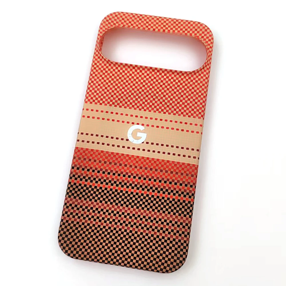 Luxury Ultra-Thin Matte Carbon Fiber Pattern Shockproof Case with MagSafe Compatibility