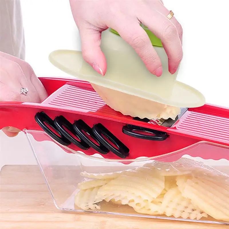 Vegetable Slicer Potato Cutting Gadget Finger Protector Hand Guard Veg -  SmarteLiving