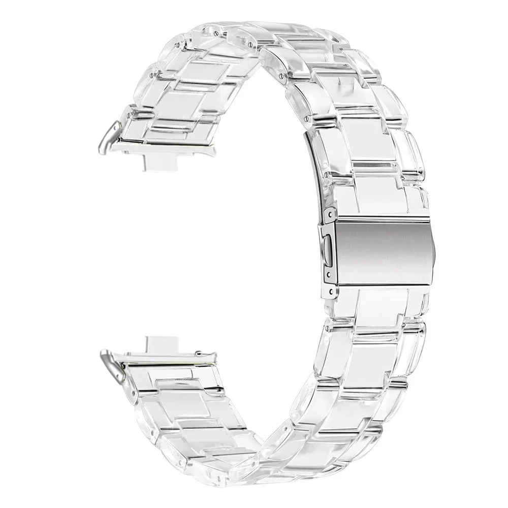 Colorful Transparent Resin Strap for Smart Watch Replacement Wrist Band