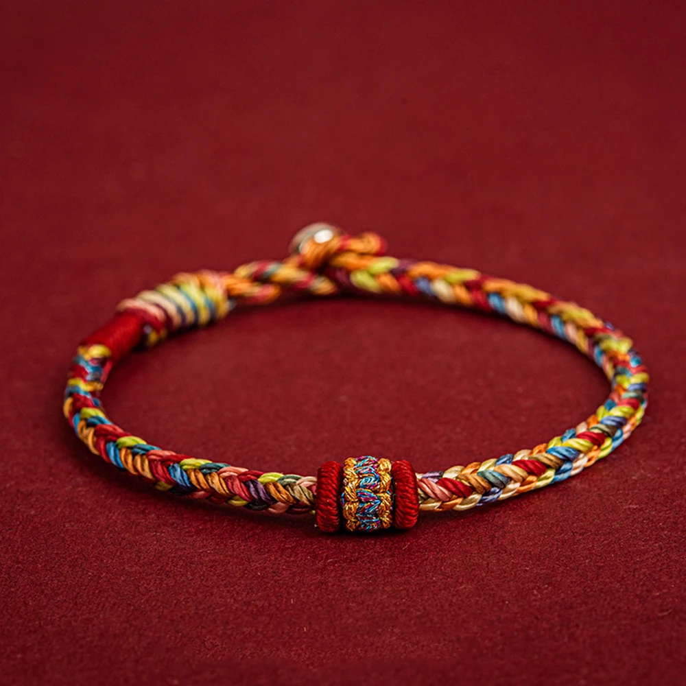 Pulsera Trenzada De La Bandera De Rusia | Cadena De Nailon Ajustable Con Cristal | Hecha A Mano, Ideal Para Hombre Y Mujer | Recuerdo De Viaje Original