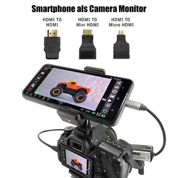 안드로이드 휴대폰 태블릿 카메라 모니터용 HDMI 어댑터, 비디오 캡처 카드 장치, DVD 카메라, 라이브 녹화, 브이로그, 유튜버, 영화 제작자용