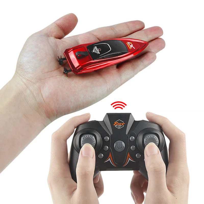 Mini Rc Boat Summer Electric Competitivo Motoscafo Water Pool Canottaggio Radio Telecomandata Giocattoli Per Navi Ad Alta Velocità Per Bambini