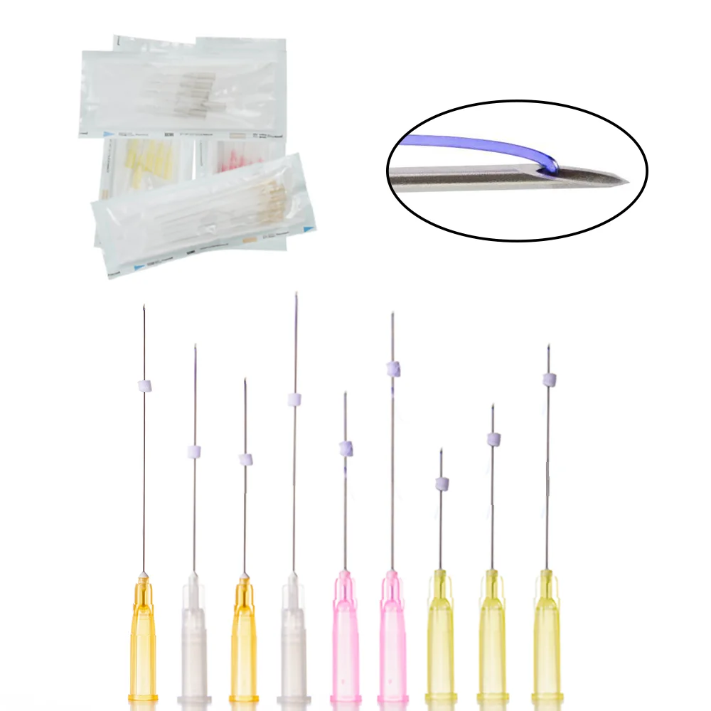 20 قطعة خيط Pdo معقم خياطة أحادية مع إبرة قابلة للامتصاص الخد كوج الموضوع حزمة Pdo مستهلكات رفع الجمال
