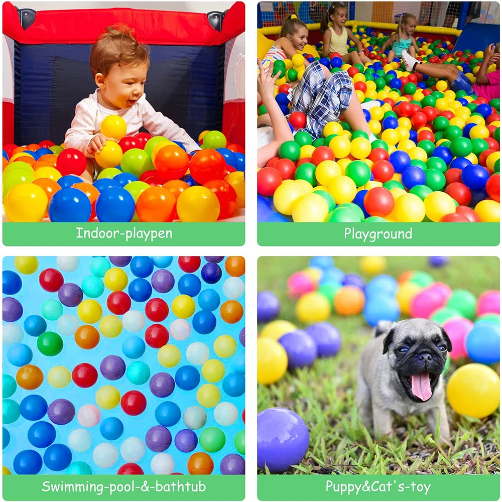 Baby Ball Pool Children's Play Tent Cartoon Ball Pit Portable Folding Outdoor Indoor Ball Pit Toys for Kids Infant Toddler Gift 6