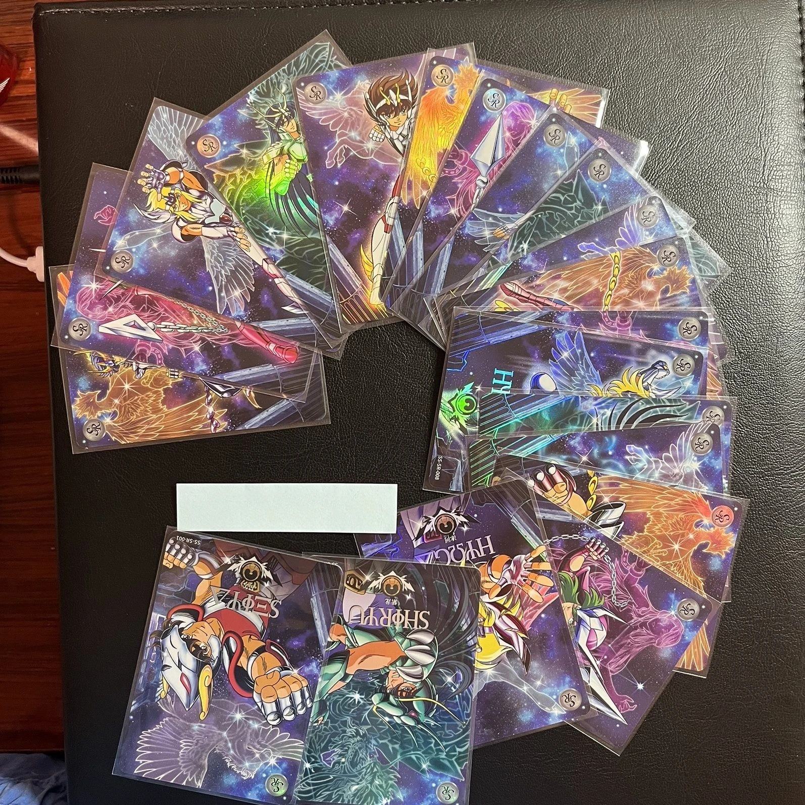 20PCS Original Saint Seiya Anime Card The Five Bronze Sanits