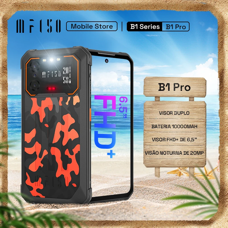 HHUAN per IIIF150 B1 Pro Cover Con Vetro Temperato Pellicola, Custodia Silicone Ultra Sottile Morbido Antiurto, 6.5 Trasparente TPU Bumper Cover per IIIF150 B1 Pro - WM49