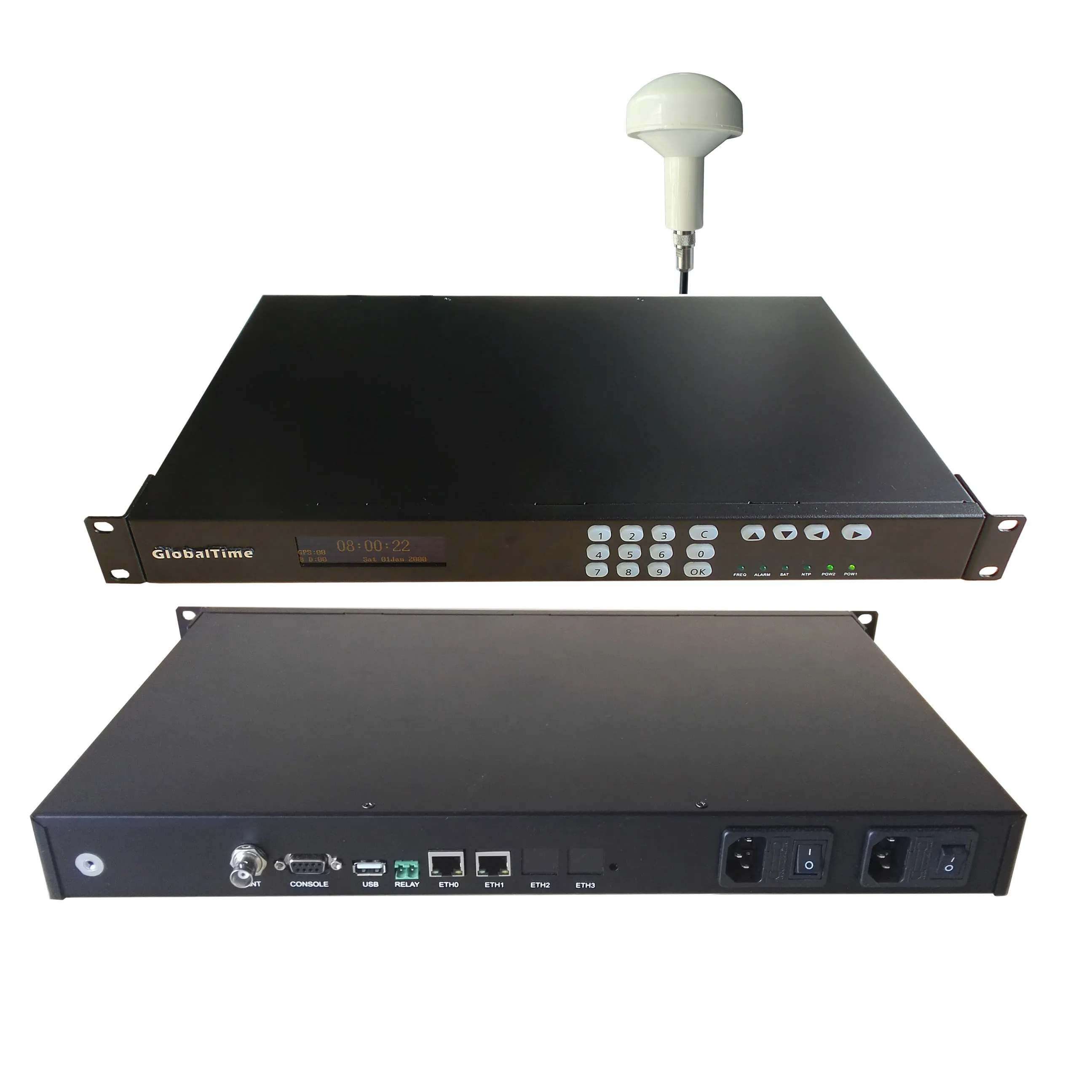 Network time servers with optional rubidium clock ocxo 2 ethenet