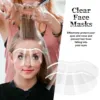 30pcs Professional Clear Forehead Shield Wear-resistant Face Goggles Lightweight Protective Guard Transparent Facial Visors 3