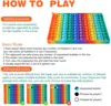 9x9 Multiplication Push Bubble Table Game Children Math Learning Toys Silicone Montessori Educational Toys for Kid Teaching Aids 2