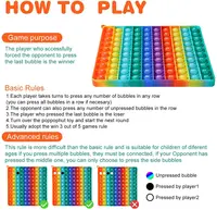 9x9 Multiplication Push Bubble Table Game Children Math Learning Toys Silicone Montessori Educational Toys for Kid Teaching Aids 2