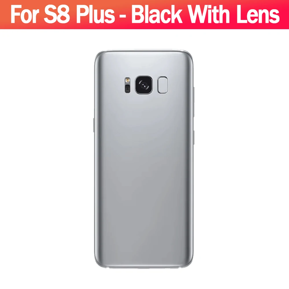 삼성 갤럭시 S8/S8 플러스 배터리 백 커버 유리 패널 후면 도어 하우징 케이스 카메라 렌즈 교체용