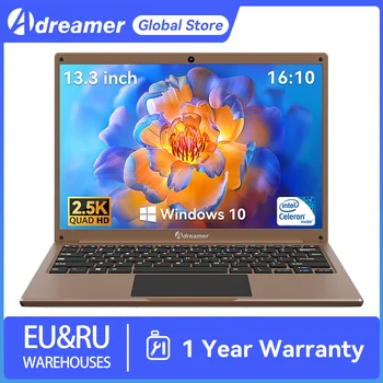 Adreamer LeoBook 13 노트북 13.3 인치 인텔 셀러론 N4020, 8GB RAM, 1T SSD, 윈도우 10 컴퓨터, 2.5K IPS/FHD 디스플레이 노트북 PC