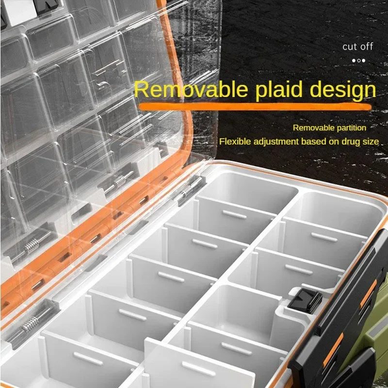Bigger Travel Pill Case Home Medicine Storage Organizer Container Drug Tablet Dispenser Independent Lattice Pill Box Accessories 2