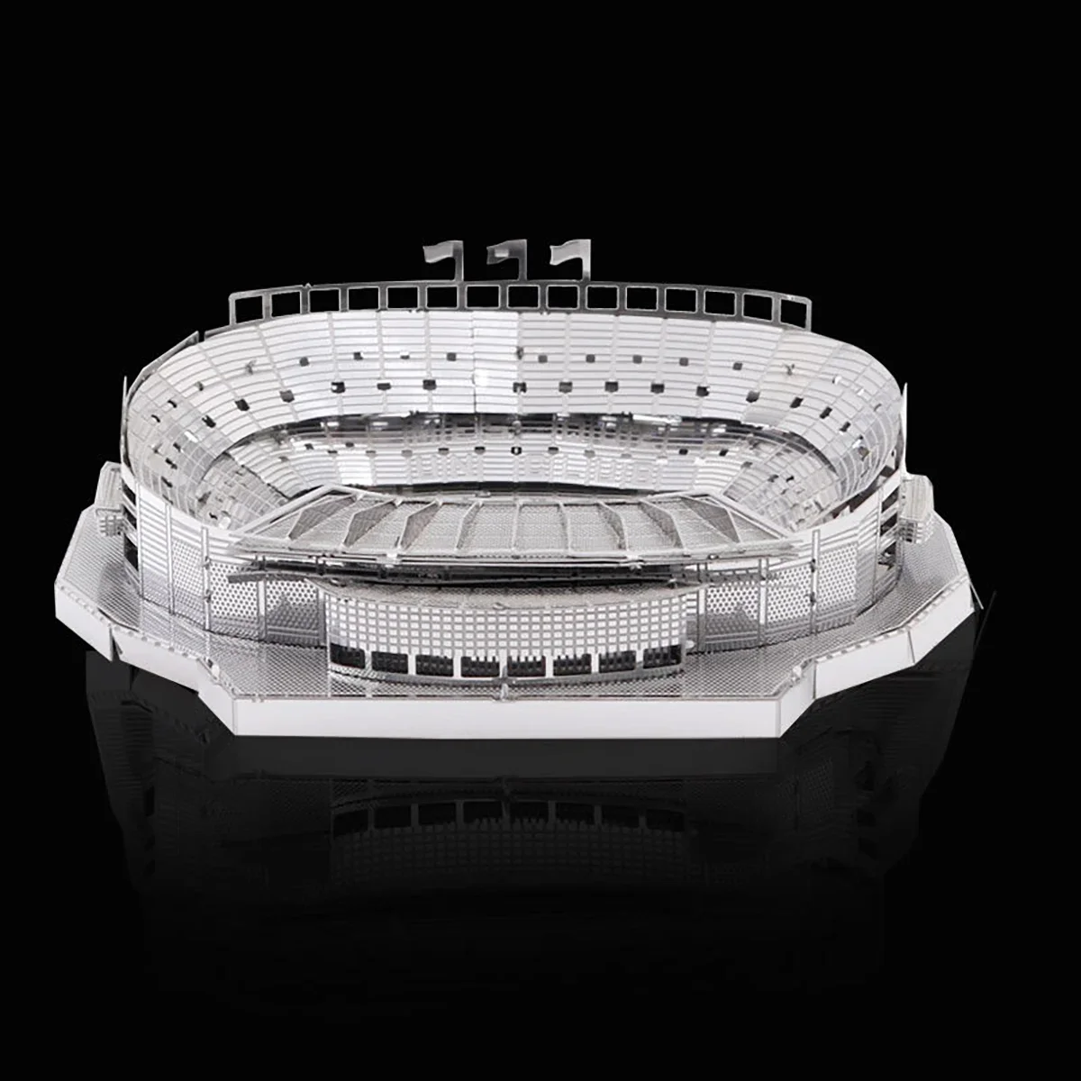 Camp Nou 3D Metal Puzzle Model Kits DIY Laser Cut Puzzles Jigsaw Toy For Children 4