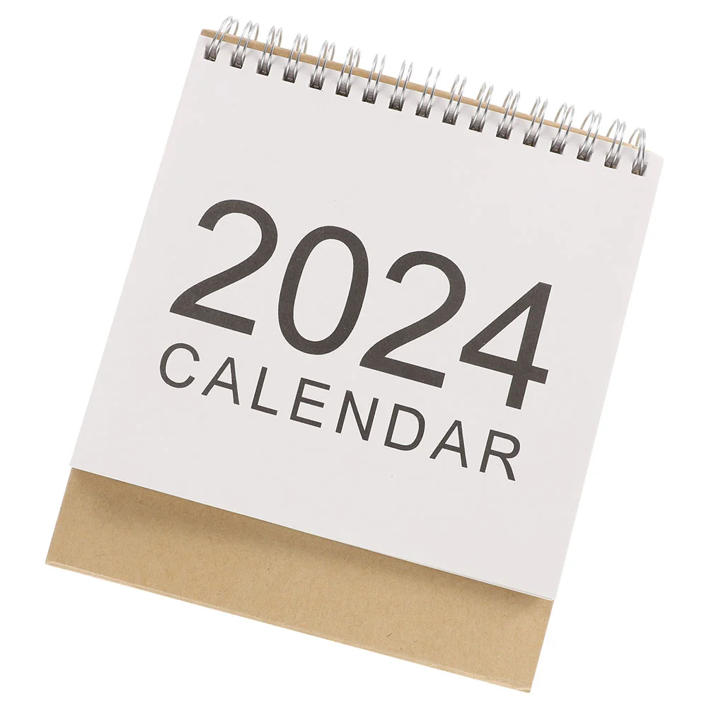 Desk Calendar Table Calendar Monthly Calendar Ornament Simple Style Desk Calendar for Office