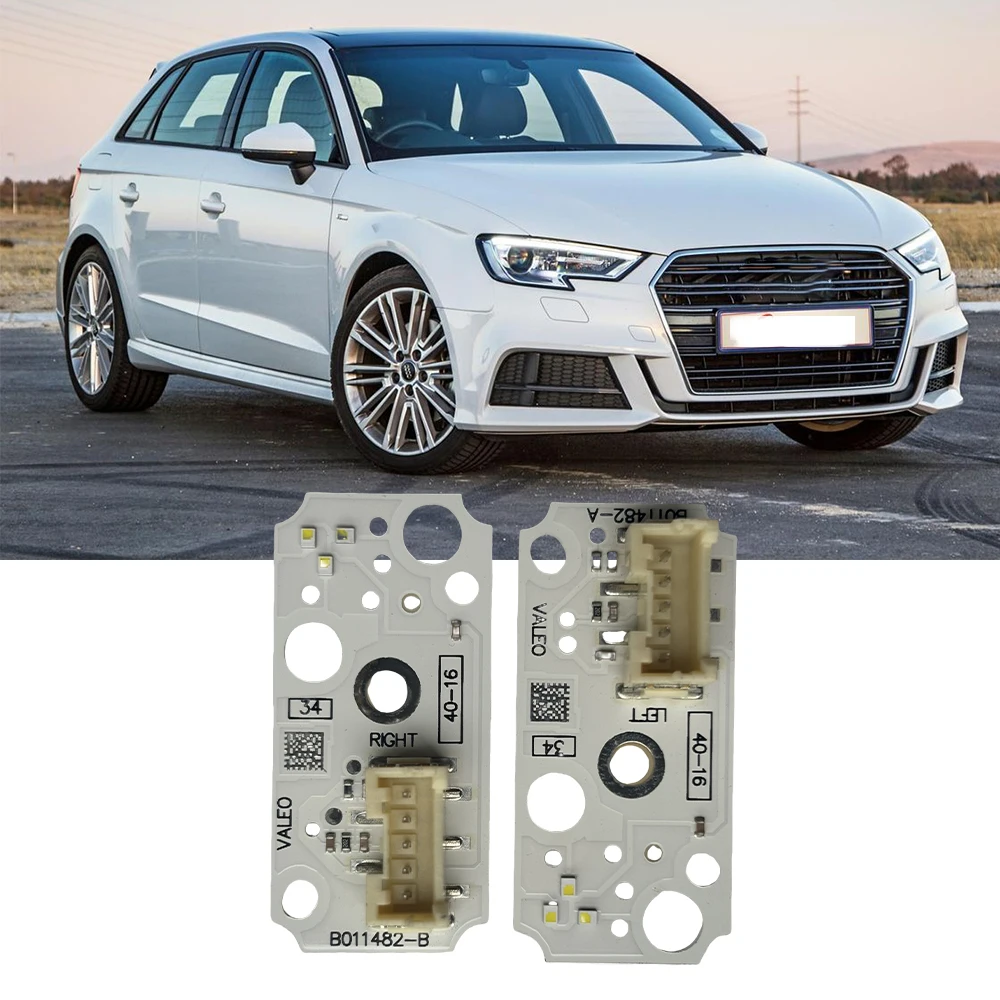 A3 Xenon-Scheinwerfer DRL Tagfahrlicht LED-Licht OE # 8V 0998473 8V 0998474 Für AUDI A3 S3 2017 2018, superhelles Weiß – Detail 4