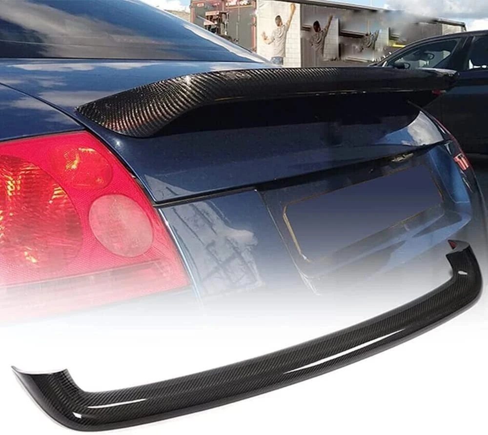 Spoiler Posteriore In Vera Fibra Di Carbonio Per Audi Tt/Tt Quattro Mk1 Tipo 8N 1998-2006 Coupe Convertibile Tronco Lip Wing Frp Spoiler