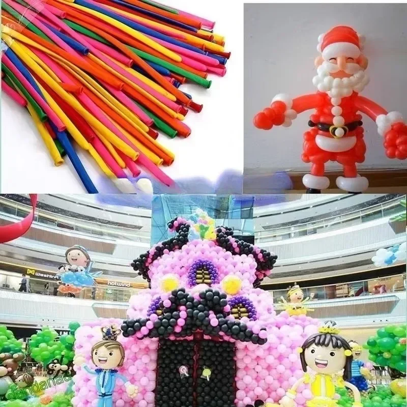 100/200/300 Stück magische Cartoon geformte lange Ballons gewebt in Formen auf der Straße verkauft DIY kleine Ballons festliche Dekorationen – Detail 2